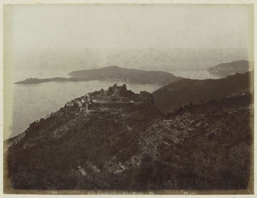 View of Èze between Nice and Monaco