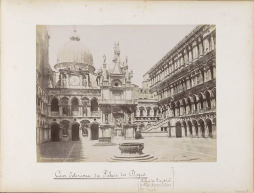 Courtyard of the Doge's Palace in Venice