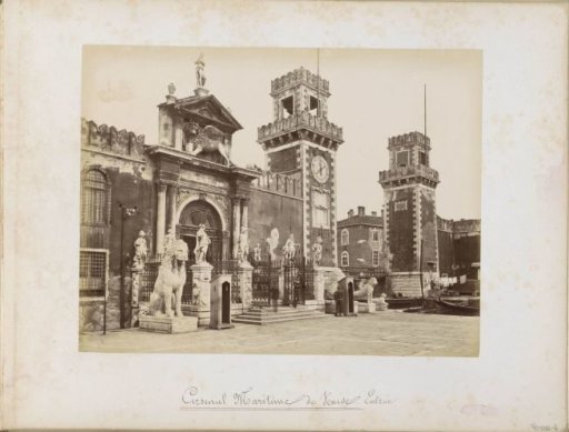 Entrance gate of the Arsenal in Venice