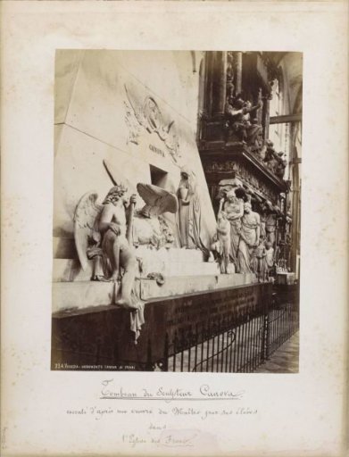 Monument for Canova in the Basilica di Santa Maria Gloriosa dei Frari in Venice