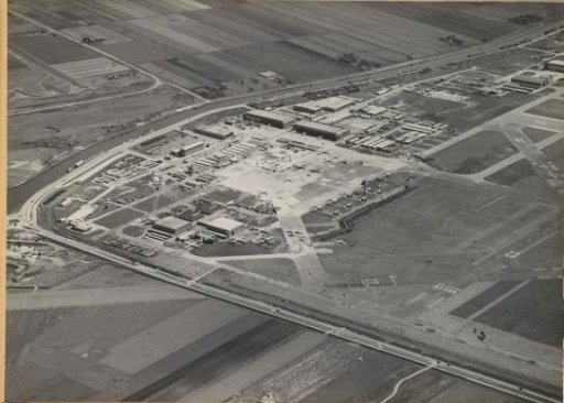 Schiphol Airport, viewed from the air