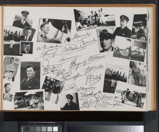 KLM staff and signatures