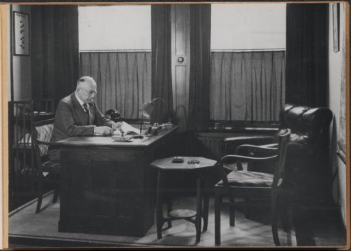 Hans Martin in a study