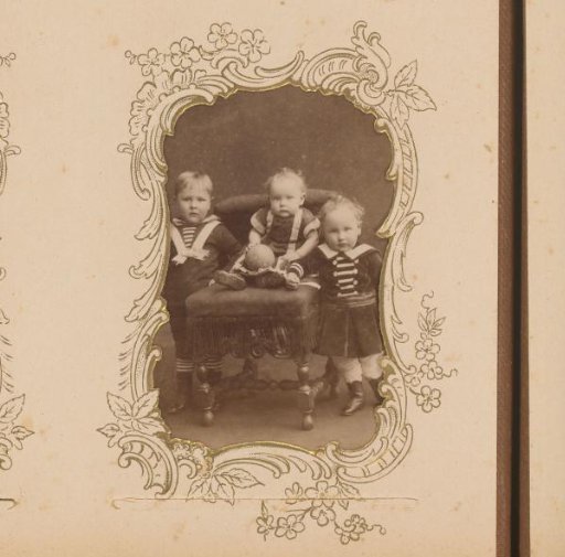 Group Portrait of Three Children