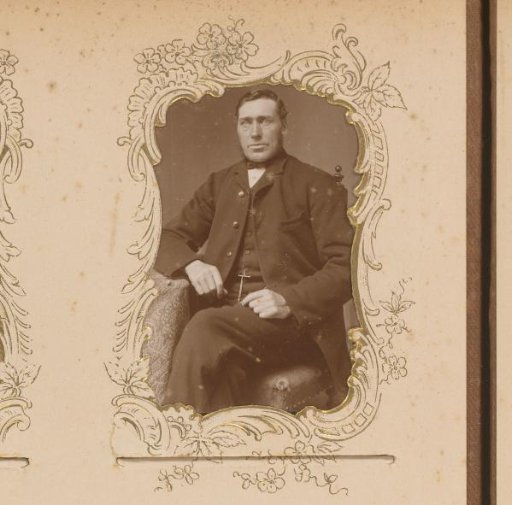 Portrait of a Seated Man with Sideburns