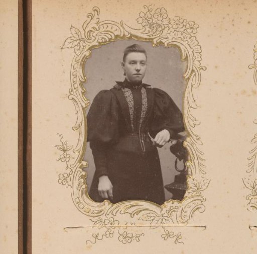 Portrait of a Standing Young Woman