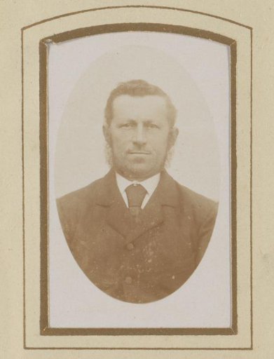 Portrait of a man with sideburns