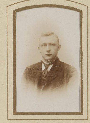 Portrait of a man with a necktie