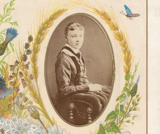 Portrait of a seated woman