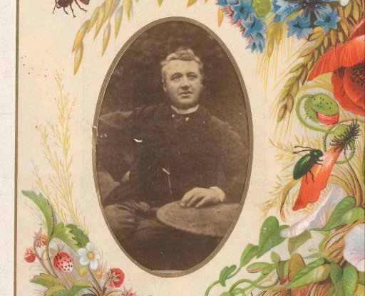 Portrait of a seated man