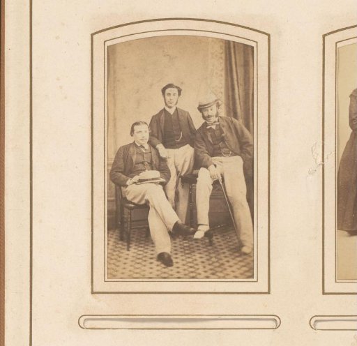 Portrait of three men