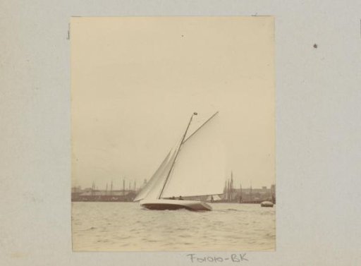 Sailing ship on the water