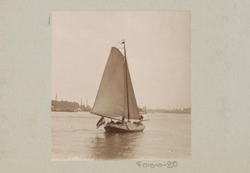 Sailing ship on the water