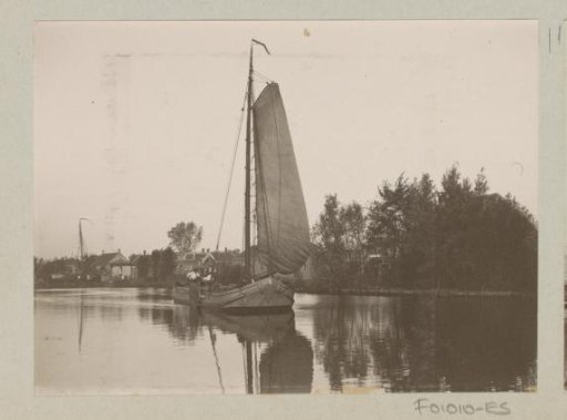 Sailing ship on the water
