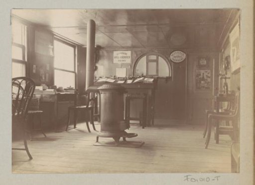 Interior of an office belonging to a brewery