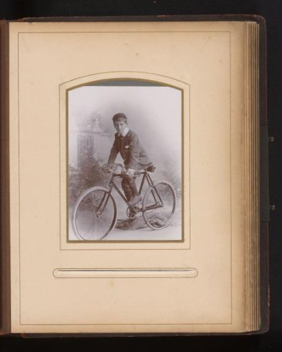 Portrait of a Boy on a Bicycle