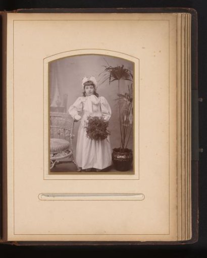 Portrait of a Girl in a Communion Dress