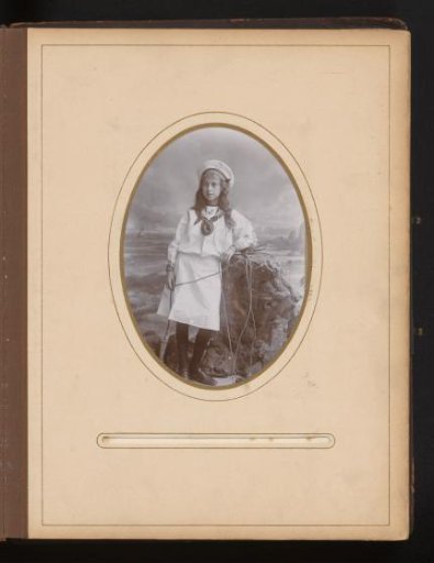 Portrait of Margery Todd in nautical uniform
