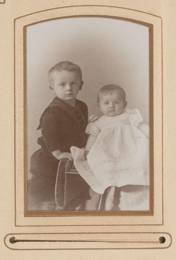 Portrait of two children