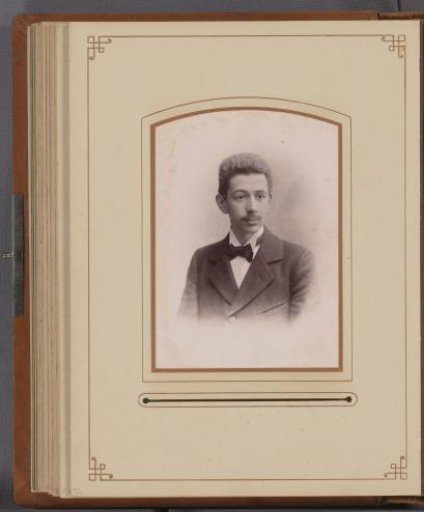 Portrait of a man with a mustache
