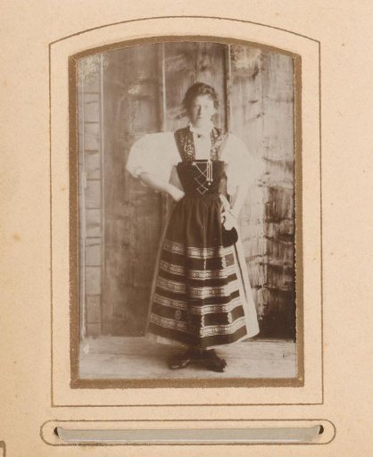 Portrait of a woman in traditional dress