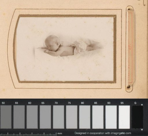 Portrait of a baby, identified as Werner von Holtzendorff Falkenburg