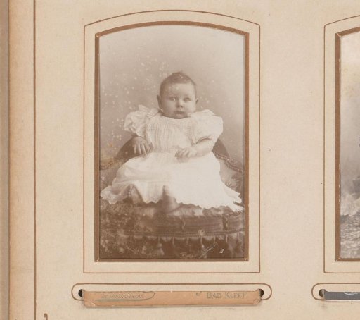 Portrait of a seated baby