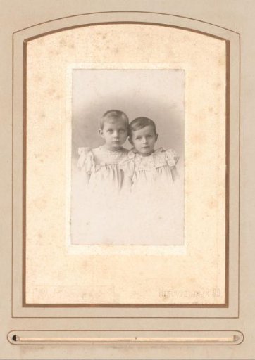 Portrait of two children