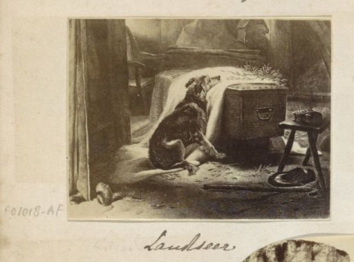 Photographic reproduction of a painting by Edwin Henry Landseer