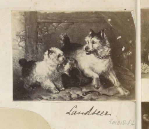 Photographic reproduction of a painting by Edwin Henry Landseer