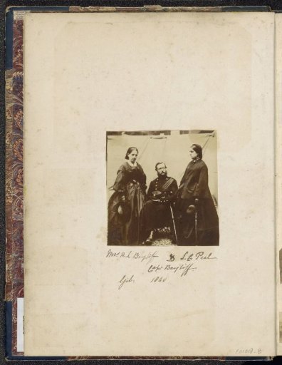 Portrait of R.L. Bayliff, Captain Bayliff in military costume and S.C. Peel