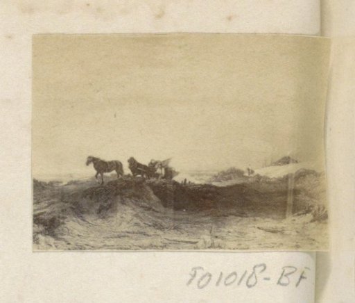 Photographic reproduction of (presumably) a painting with a harvest scene