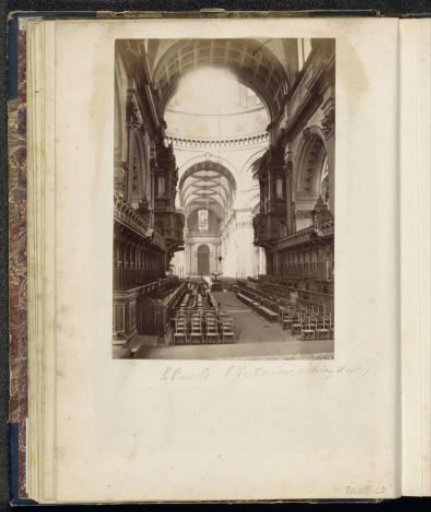 West choir of St Paul's Cathedral in London