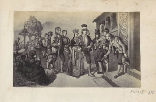 Photographic reproduction of (possibly) a print after a painting by Adolph Tidemand