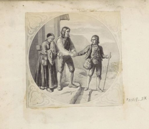 Photographic reproduction of (possibly) a print after a painting by Adolph Tidemand
