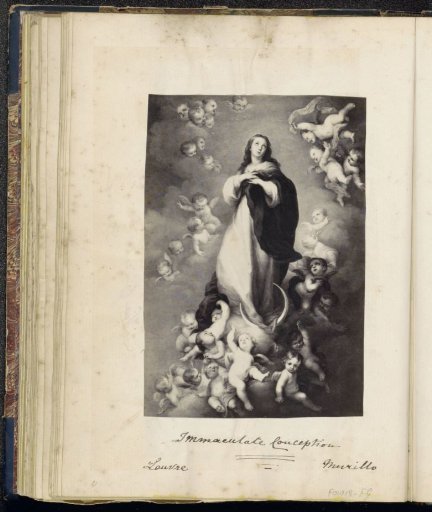 Photographic reproduction of a print after a painting by Bartolomé Esteban Murillo