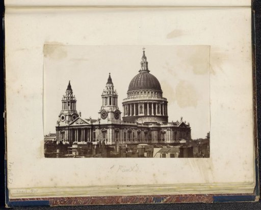 View of St Paul's Cathedral in London
