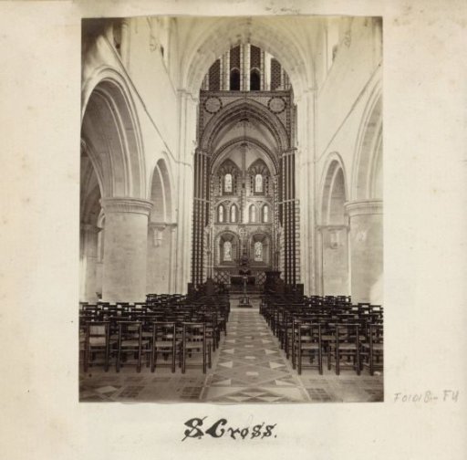 Interior of the church of S. Cross, probably in Great Britain