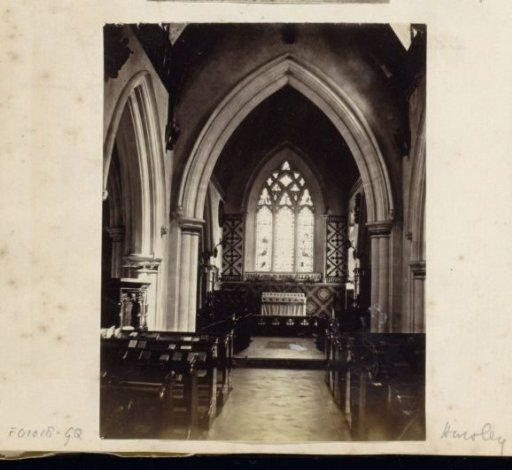 Interior of the church of Hursley
