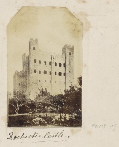 View of the ruins of Rochester Castle
