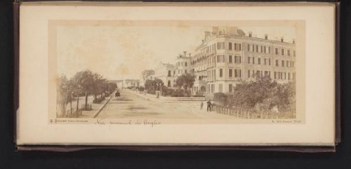 View of the Promenade des Anglais in Nice