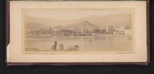 Fisherman looking out over San Remo