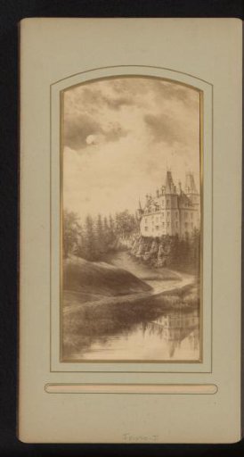 Photographic reproduction of a print of the Castle of Meysembourg