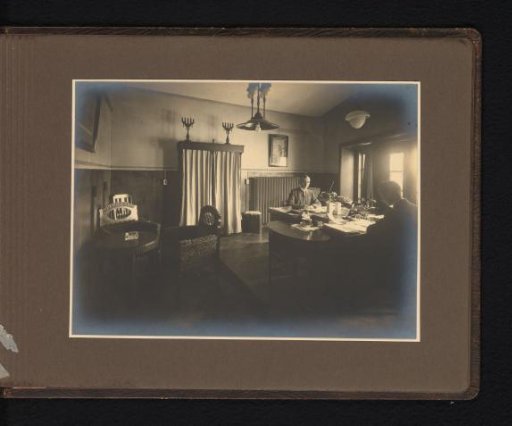 Two men in an administrative office