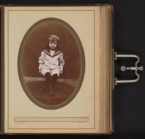 Portrait of a Girl on a Stool