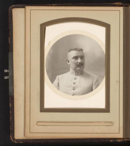 Portrait of a man with a mustache