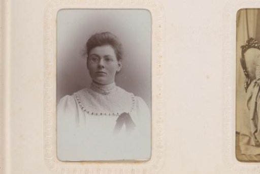 Portrait of a young woman with spectacles