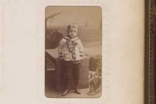 Portrait of a Boy on a Tricycle