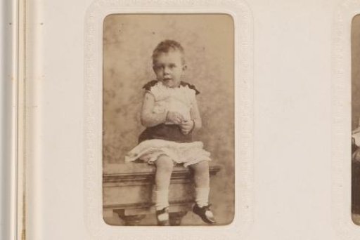 Portrait of a Standing Girl, Leaning on the Seat of a Chair