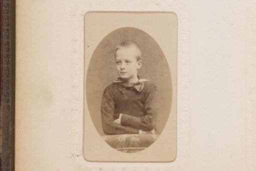 Portrait of a Boy with a Dog